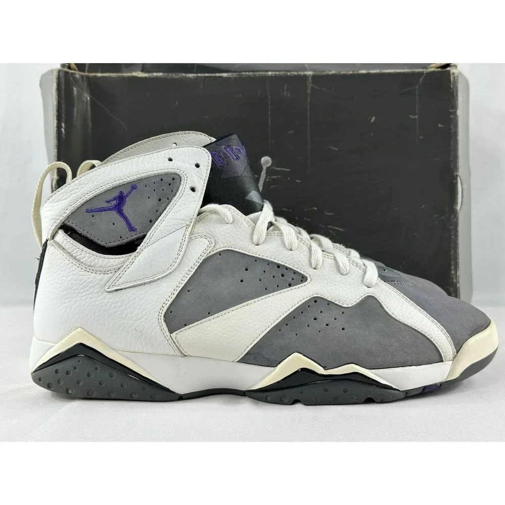 Nike Air Jordan 7 Retro 2006 Flint Sneakers 304775-151 Size 12